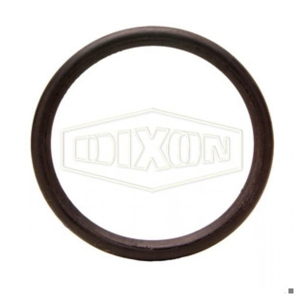 Type B Gasket, 12 in Nominal, 13 ID x 15-1/4 OD x 1-1/8 in Thick, Rubber, Domestic